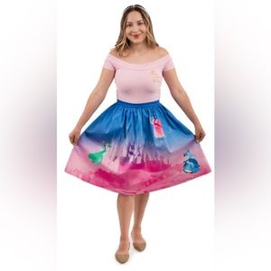 Stitch shoppe by loungefly sleeping beauty outfit skirt (2XL) and top (1XL)